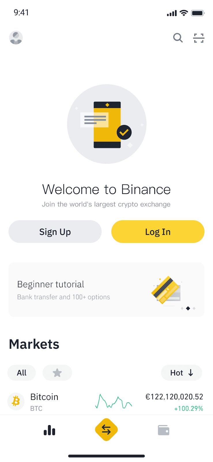 Create your personal account and log in